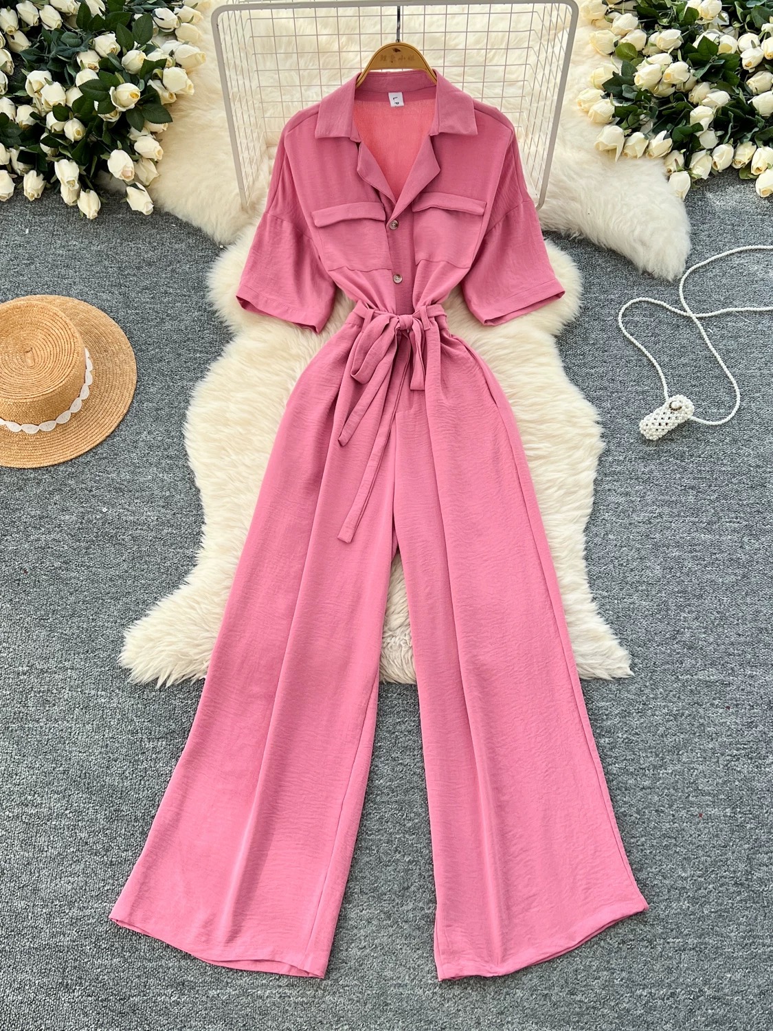 Violet jumpsuit CJS155 images